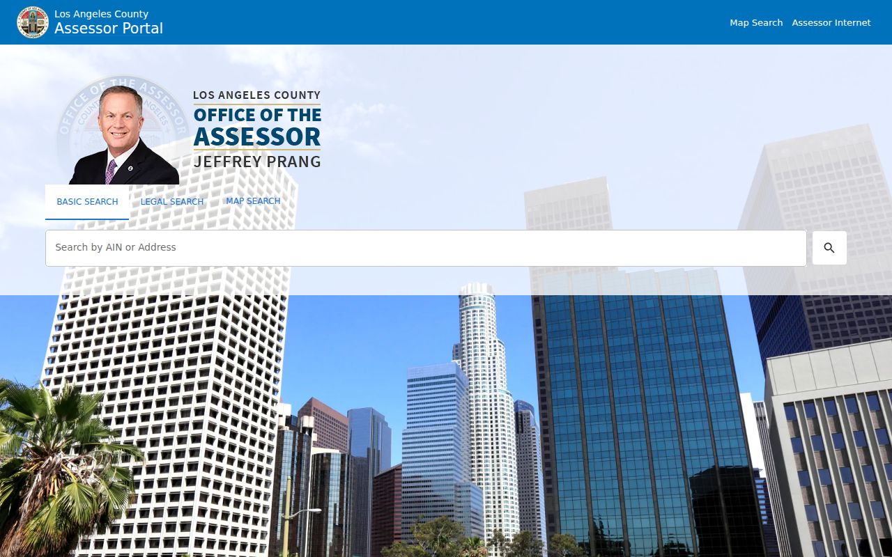 Cudahy people search Los Angeles County Assessor portal